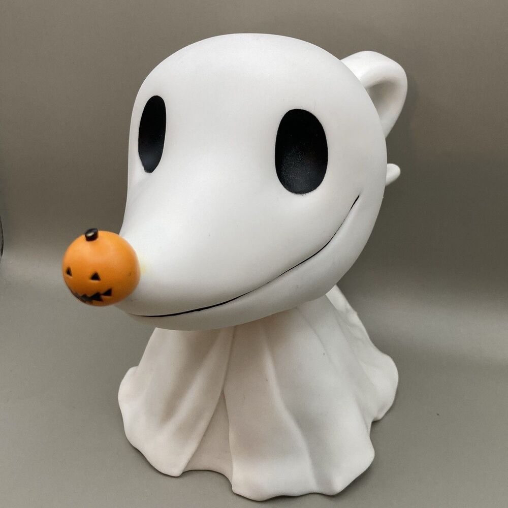 NWOT NBC Nightmare Before Christmas Zero Dog Busted Bank Molded Coin Piggy Bank